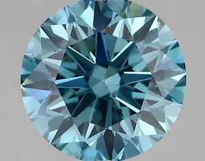 3.11ct FANCY VIVID  BLUE VS2 Round (IGI)