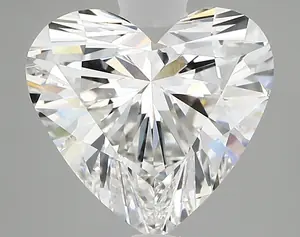 3.09ct F VS1 Heart (GIA)