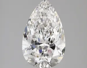 3.08ct E VVS2 Pear (IGI)
