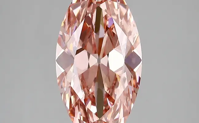 3.04ct FANCY VIVID  PINK VS1 Moval (IGI)