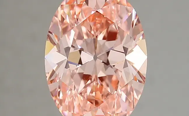 3.01ct FANCY VIVID  PINK VS1 Oval Old Miner (IGI)