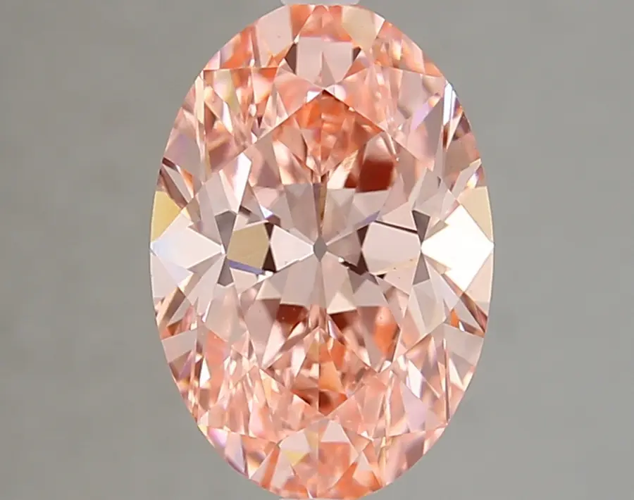 3.01ct FANCY VIVID  PINK VS1 Oval Old Miner (IGI)