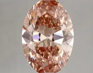 3.00ct FANCY VIVID  PINK VS1 Oval Old Miner (IGI)