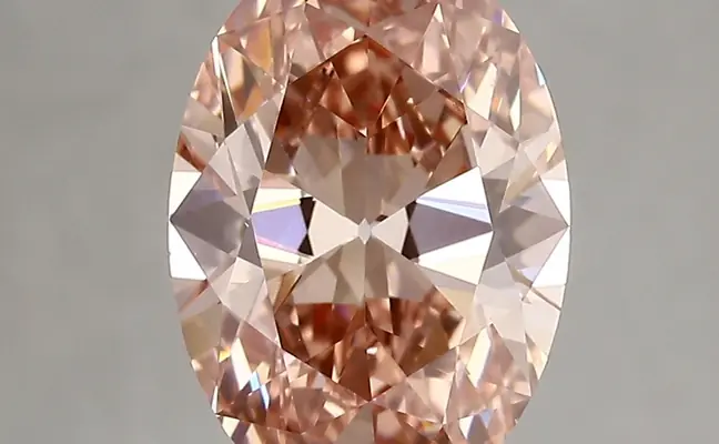3.00ct FANCY VIVID  PINK VS1 Oval Old Miner (IGI)