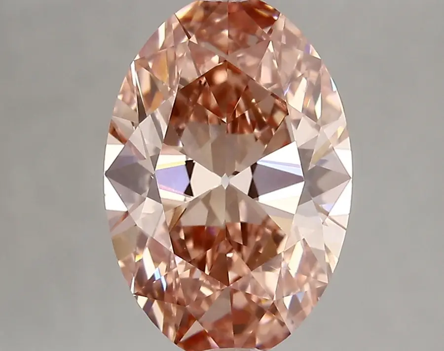 3.00ct FANCY VIVID  PINK VS1 Oval Old Miner (IGI)