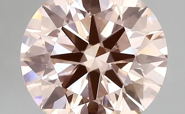 2.97ct FANCY VIVID  PINK VVS2 Round (IGI)