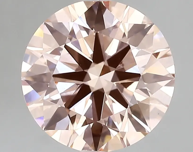 2.97ct FANCY VIVID  PINK VVS2 Round (IGI)