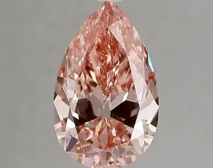 2.92ct FANCY VIVID  PINK VS2 Pear (IGI)