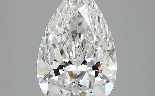 2.92ct D VVS2 Pear (IGI)