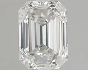 2.87ct F SI1 Emerald (IGI)