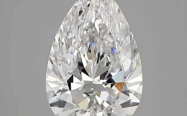 2.86ct D VVS2 Pear (IGI)