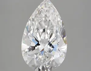 2.84ct F VVS2 Pear (IGI)