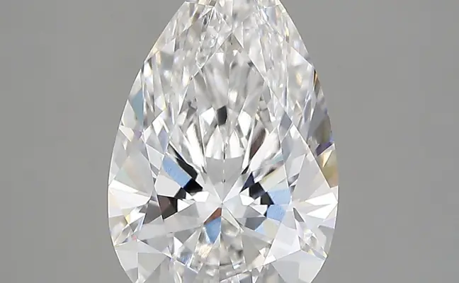 2.84ct F VVS2 Pear (IGI)