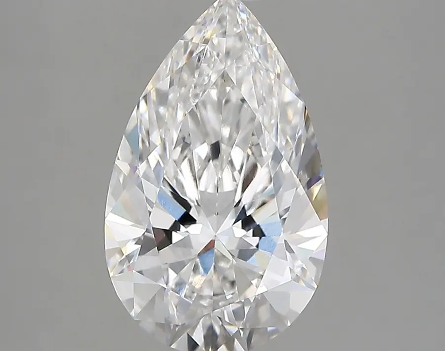 2.84ct F VVS2 Pear (IGI)