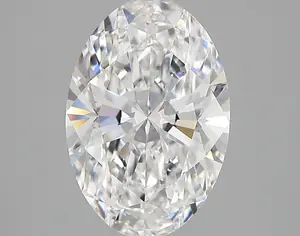 2.84ct D VS1 Oval (IGI)