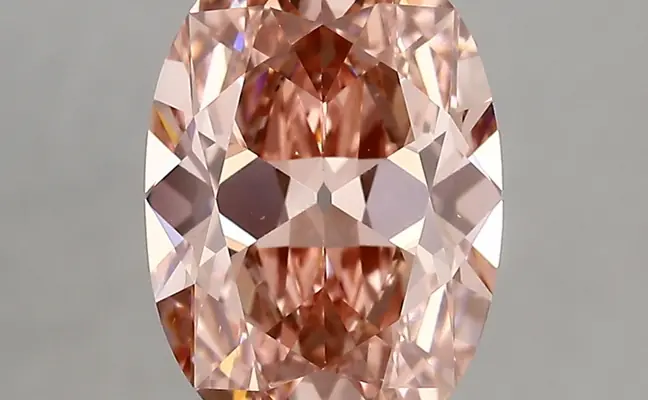 2.83ct FANCY VIVID  PINK VS1 Oval Old Miner (IGI)