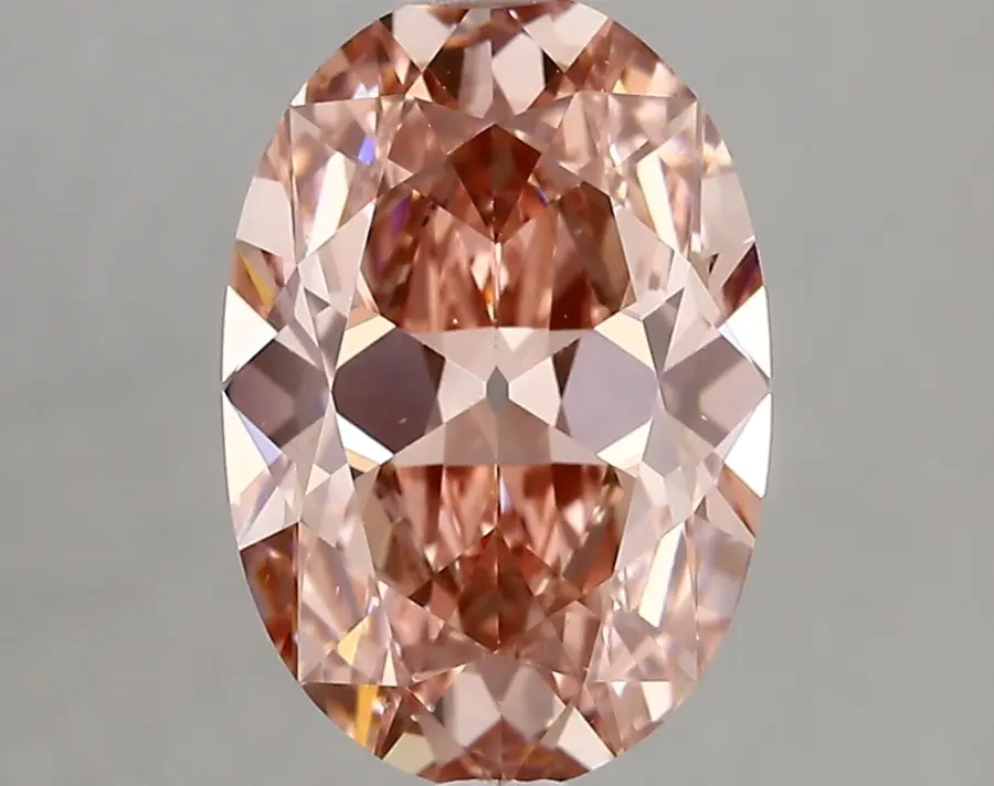 2.83ct FANCY VIVID  PINK VS1 Oval Old Miner (IGI)