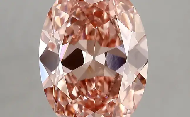 2.83ct FANCY VIVID  PINK VVS2 Oval Old Miner (IGI)