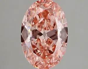 2.75ct FANCY VIVID  PINK VVS2 Oval Old Miner (IGI)