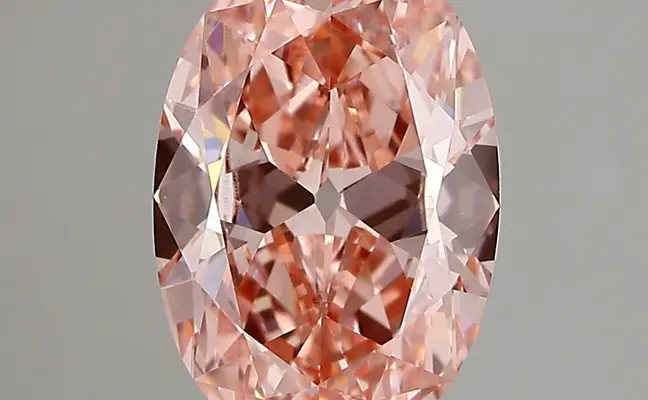 2.75ct FANCY VIVID  PINK VVS2 Oval Old Miner (IGI)