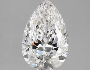 2.72ct D VVS2 Pear (IGI)