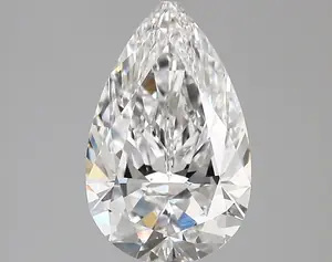 2.71ct D VVS2 Pear (IGI)