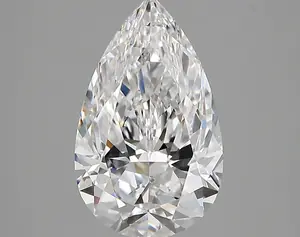 2.70ct D VVS2 Pear (IGI)