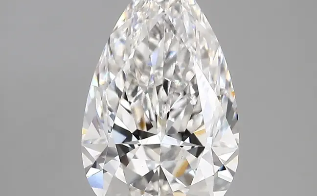 2.63ct D VS1 Pear (IGI)