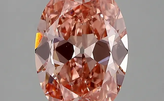2.56ct FANCY VIVID  PINK VS1 Oval Old Miner (IGI)