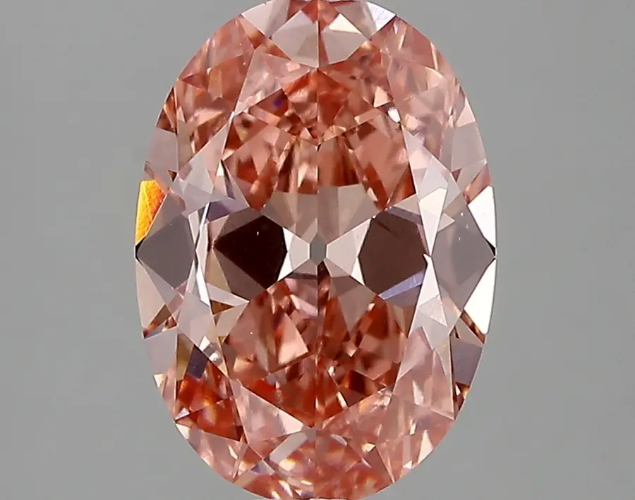 2.56ct FANCY VIVID  PINK VS1 Oval Old Miner (IGI)