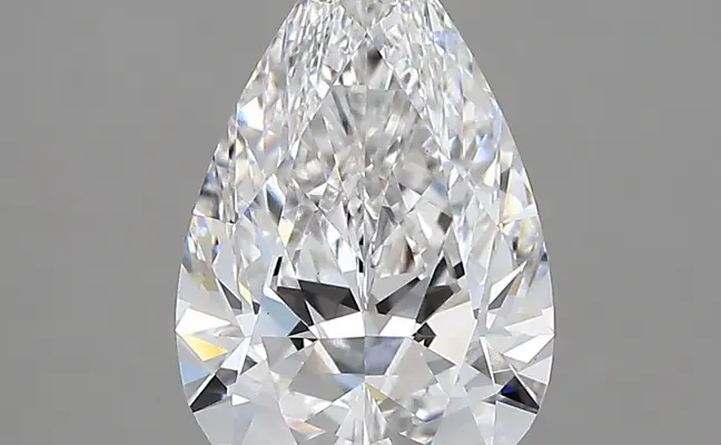 2.56ct D VVS2 Pear (IGI)