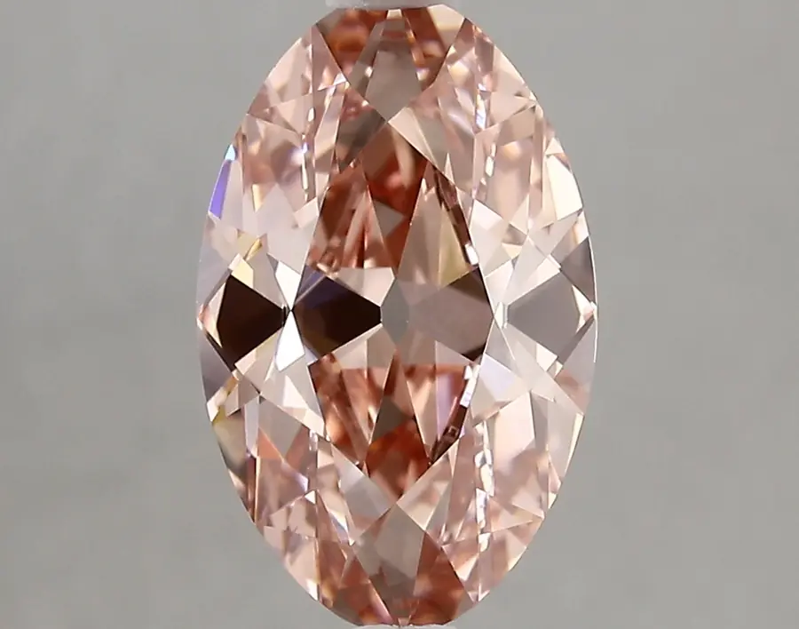 2.54ct FANCY VIVID  PINK VVS2 Oval Old Miner (IGI)