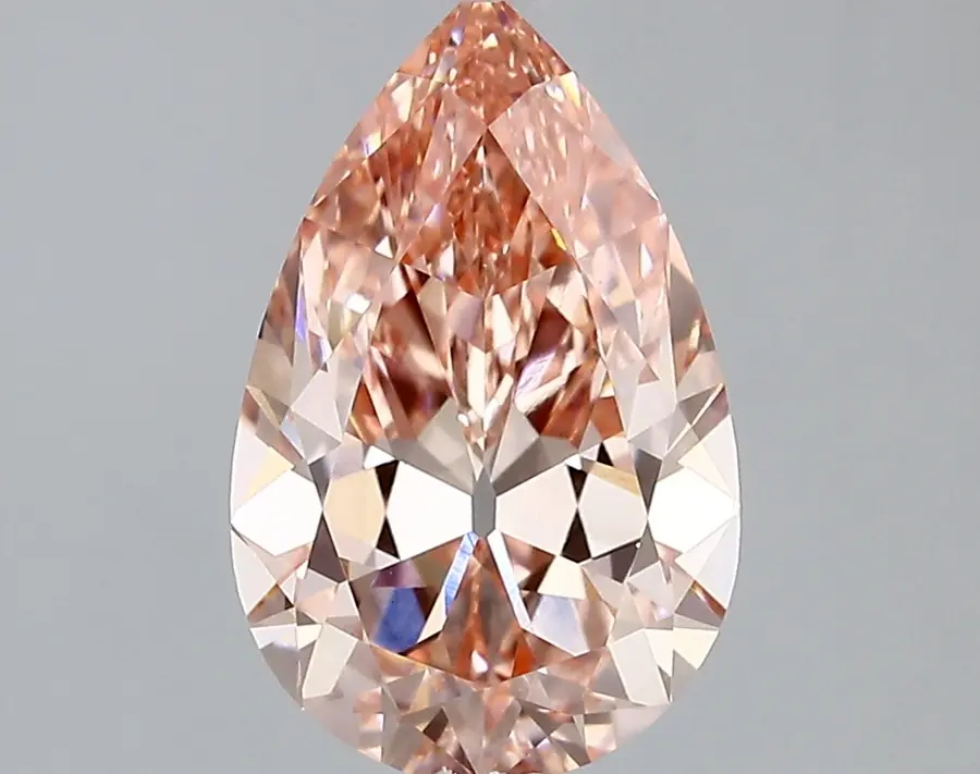 2.54ct FANCY VIVID  PINK VS1 Pear (IGI)