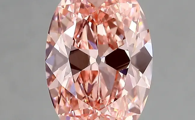 2.42ct FANCY VIVID  PINK VS1 Oval Old Miner (IGI)