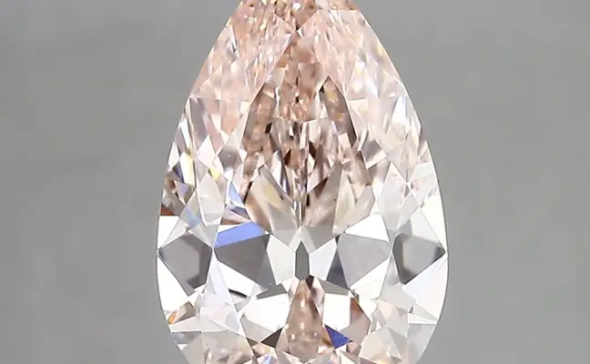 2.37ct FANCY INTENSE  PINK VS2 Pear (IGI)