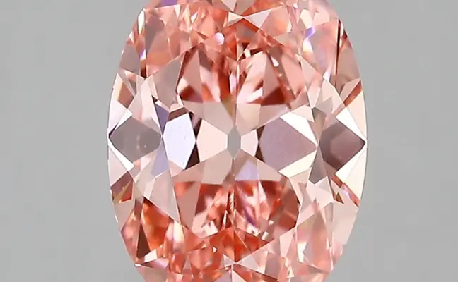 2.36ct FANCY VIVID  PINK VVS1 Oval Old Miner (IGI)