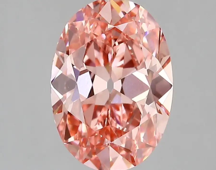 2.36ct FANCY VIVID  PINK VVS1 Oval Old Miner (IGI)