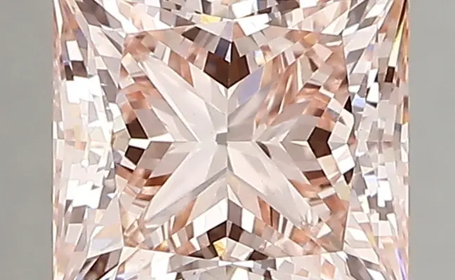 2.35ct FANCY INTENSE  PINK VS1 Princess (IGI)