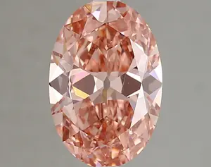 2.32ct FANCY VIVID  PINK VVS2 Oval Old Miner (IGI)
