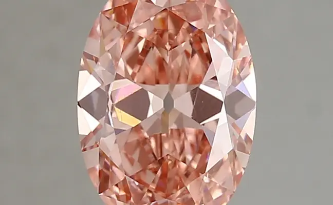 2.32ct FANCY VIVID  PINK VVS2 Oval Old Miner (IGI)