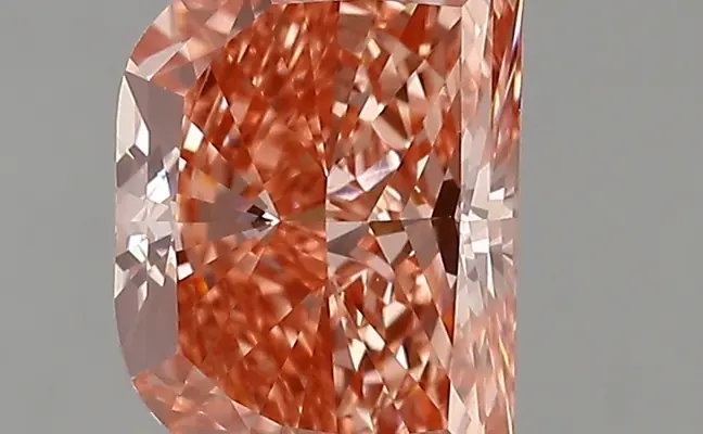 2.31ct FANCY VIVID  PINK VVS2 Half Moon (IGI)