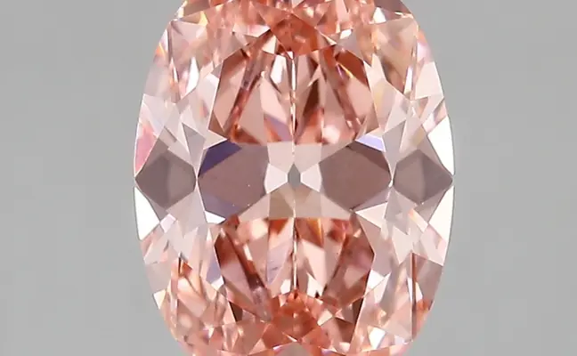 2.30ct FANCY VIVID  PINK VS1 Oval Old Miner (IGI)