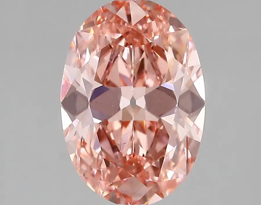 2.30ct FANCY VIVID  PINK VS1 Oval Old Miner (IGI)