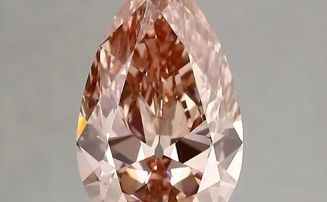 2.23ct FANCY VIVID  PINK VS1 Pear (IGI)