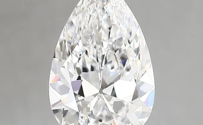 2.14ct D VVS2 Pear (IGI)