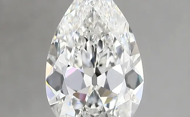 2.14ct F VVS2 Pear (IGI)
