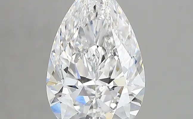 2.13ct D VVS2 Pear (IGI)