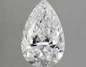 2.13ct D VVS2 Pear (IGI)