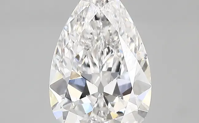 2.10ct D VVS2 Pear (IGI)