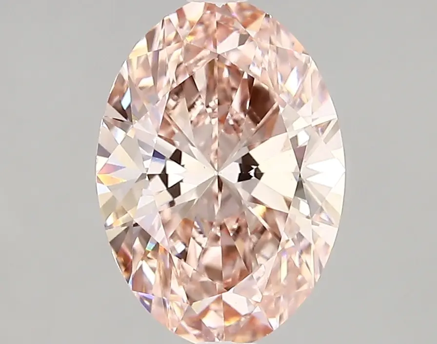 2.08ct FANCY VIVID  PINK VVS2 Oval (IGI)